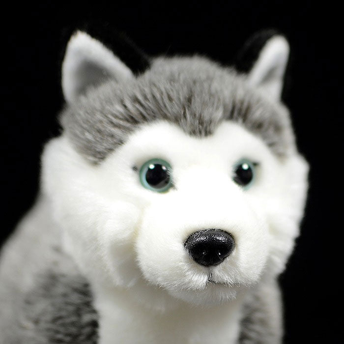 Foreign trade tail order exported to Germany standing cute husky dog plush toy dog doll simulation animal