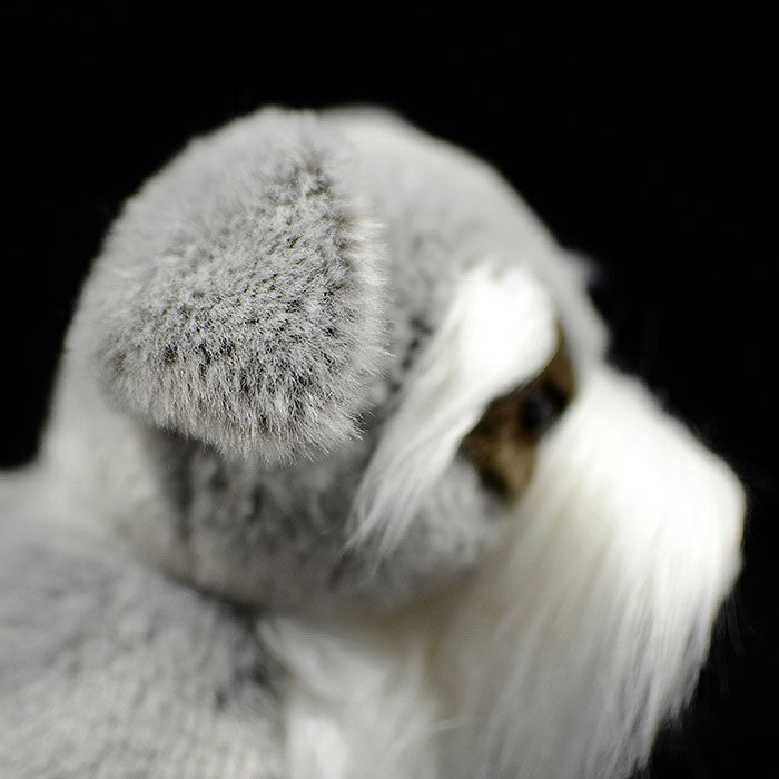 Simulation dog doll cute Czech terrier doll simulation animal mini schnauzer plush toy model