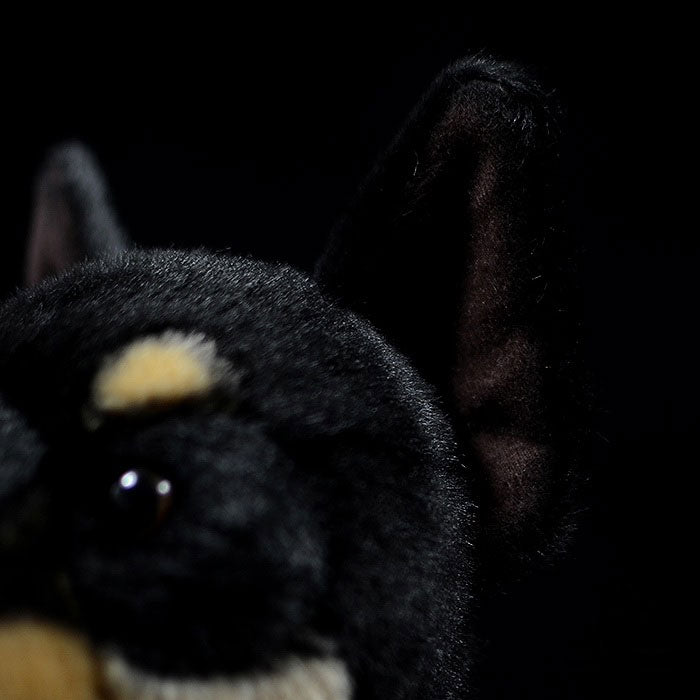 Simulation dog doll cute Du Binquan doll simulation animal plush toy model gifts