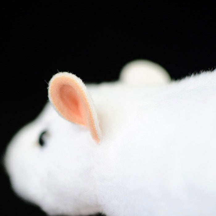 Super soft white mouse mouse plush toy mouse doll simulation animal plush toy 17CM