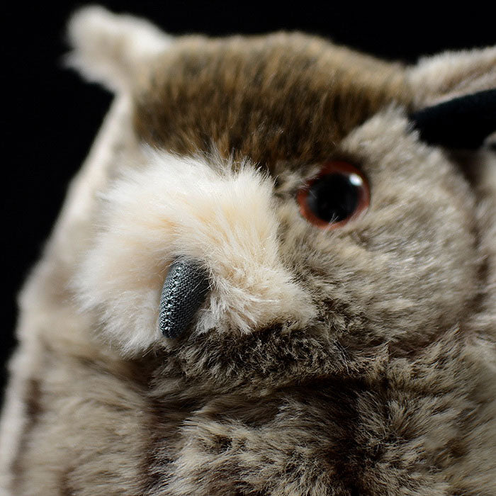 Simulated Tibetan carved owl doll cute owl doll simulated animal model plush toy gift