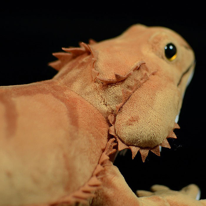 Cute maned lion lizard doll simulation flying lizard model doll super cute lizard simulation animal plush toy gift