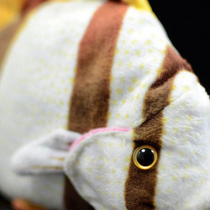 Cute tropical fish, butterfly fish doll, simulation butterfly fish, simulation animal plush toy