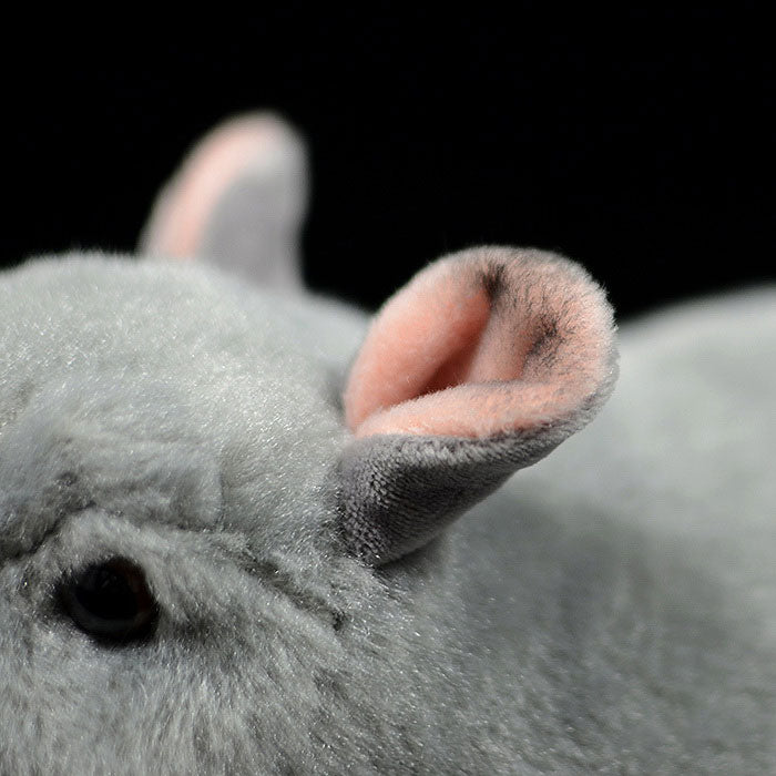 Cute plush Mouse Doll simulated chinchilla doll, plush mouse simulated animal model plush toy gift