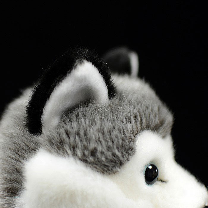 Foreign trade tail order exported to Germany standing cute husky dog plush toy dog doll simulation animal