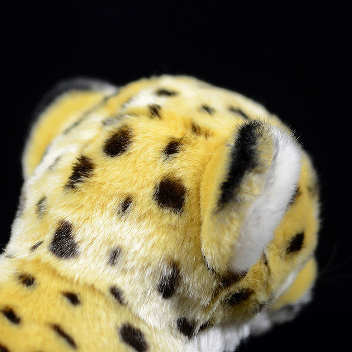 Simulated standing cheetah plush toy cheetah doll cute leopard doll simulated animal model gift