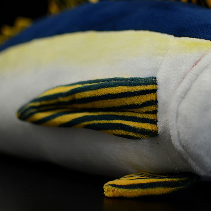 Cute tuna doll yellowfin tuna plush toy simulated animal plush toy 40cm