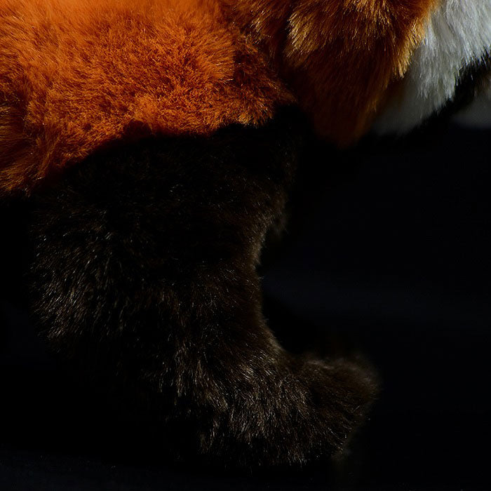 Cute little panda doll super cute simulated red panda doll simulated animal plush toy model gift