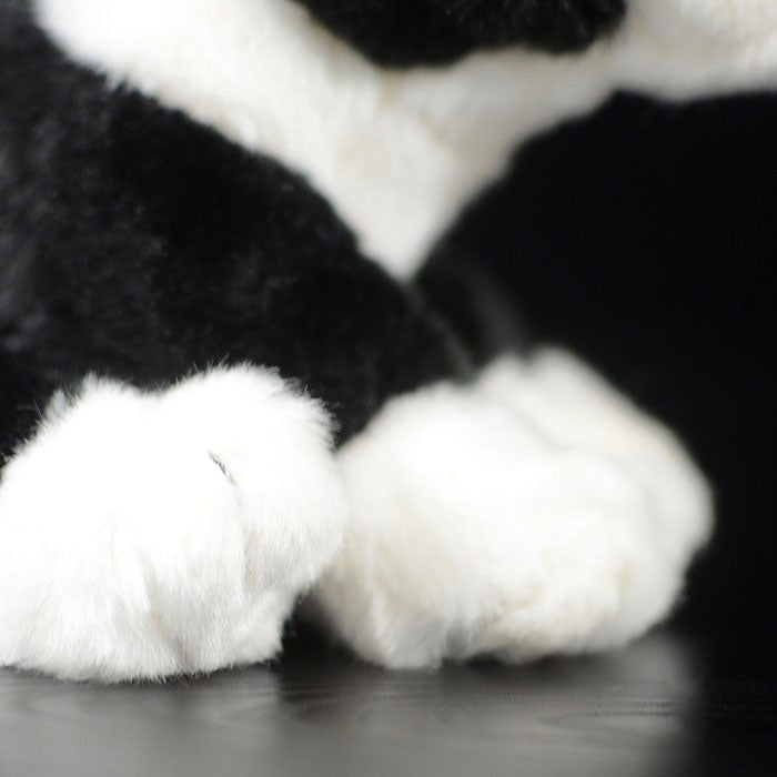 Tail list export New Zealand small black bulldog simulation dog simulation animal plush toys
