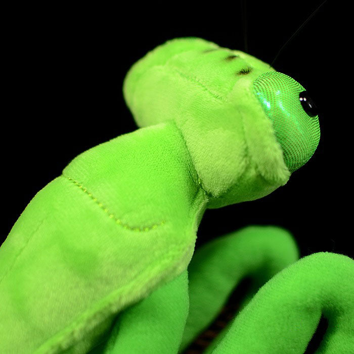 Simulated Chinese big knife Mantis plush toy lovely Mantis doll knife Mantis doll model gift