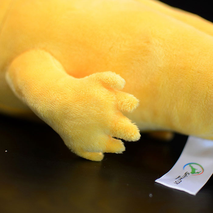 Simulated west American blunt mouth salamander plush toy doll yellow hexagonal dinosaur doll simulated animal plush doll