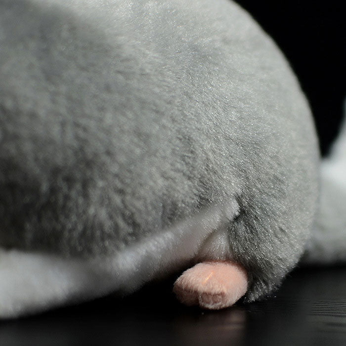 Cute plush Mouse Doll simulated chinchilla doll, plush mouse simulated animal model plush toy gift