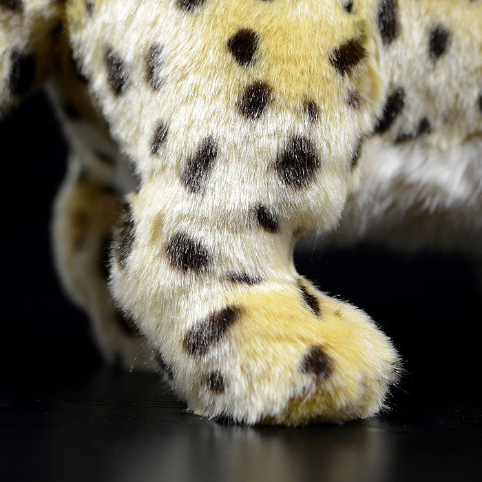 Simulated standing cheetah plush toy cheetah doll cute leopard doll simulated animal model gift