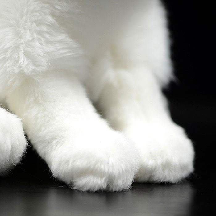 Simulation white fox doll arctic fox doll plush toy simulation animal model