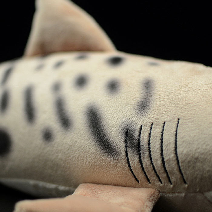 Cute tiger shark doll simulation sand tiger shark doll simulation animal plush toy model gift