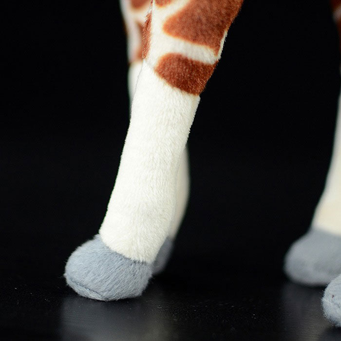 Cute giraffe doll African giraffe deer plush toy simulation animal plush toy 34CM