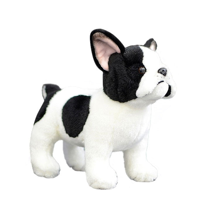Cute dog doll simulation French bulldog doll standing posture dog plush toy 26CM