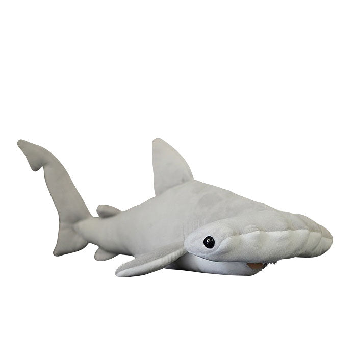 Cute hammerhead shark doll simulation hammerhead shark plush toy simulation marine animal plush toy 40CM