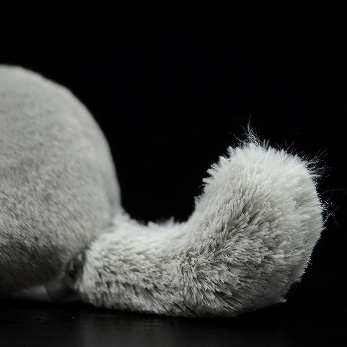 Cute plush Mouse Doll simulated chinchilla doll, plush mouse simulated animal model plush toy gift