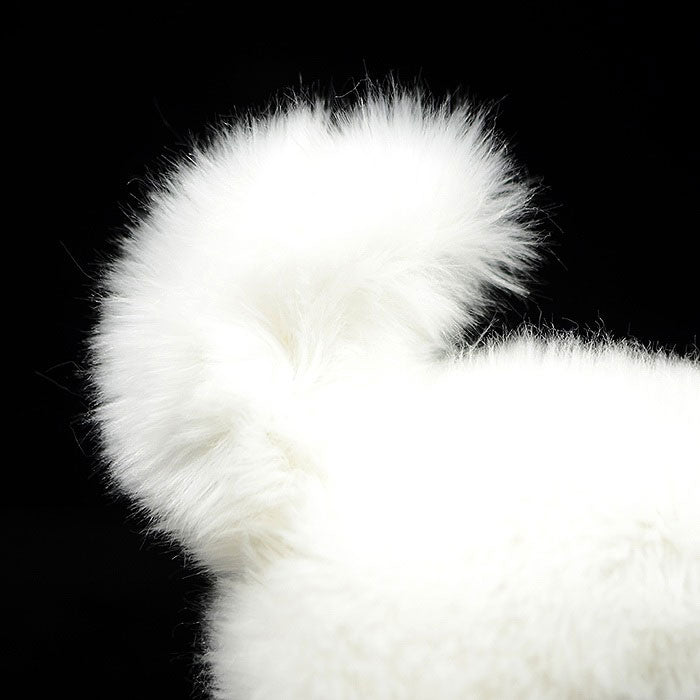 Simulation dog doll cute Samoyed doll simulation animal Samoyed dog plush toy model