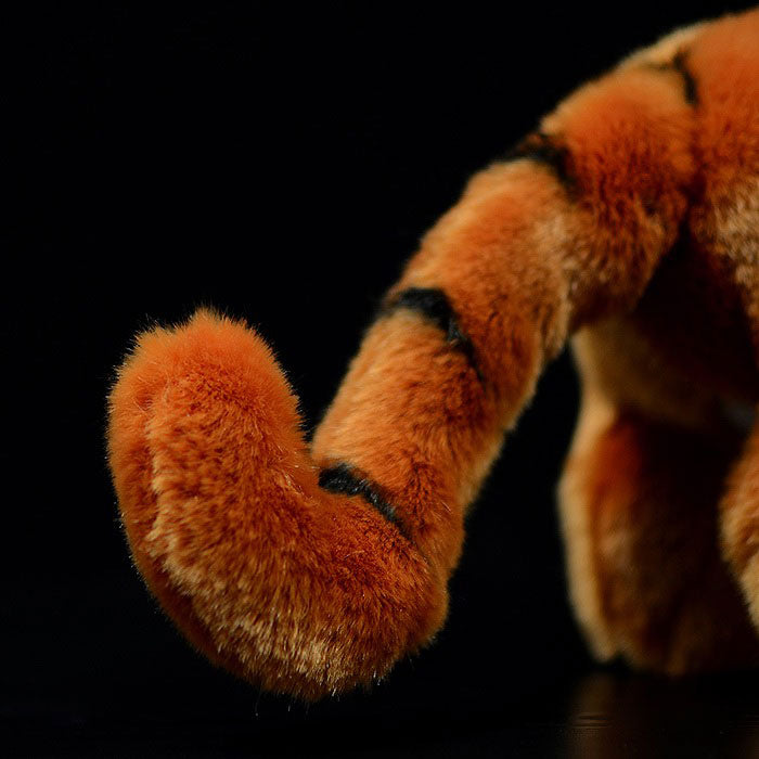 Simulation posture Tiger plush toy yellow tiger doll cute white tiger doll simulation animal model gift