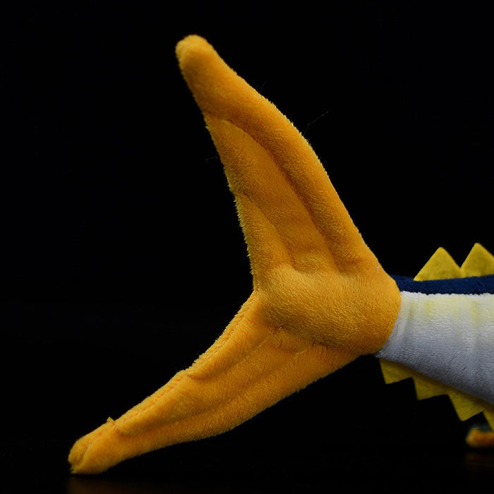 Cute tuna doll yellowfin tuna plush toy simulated animal plush toy 40cm