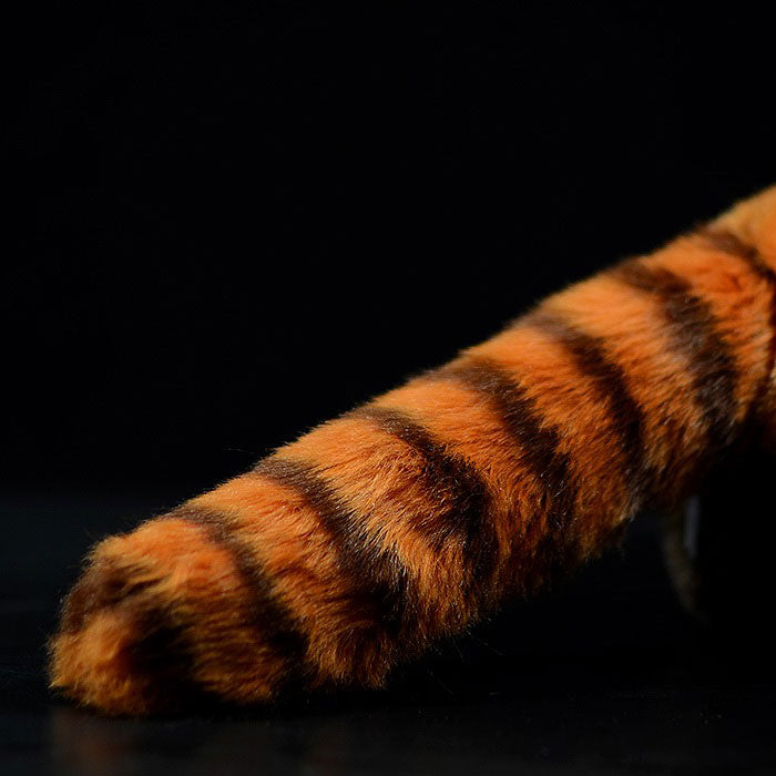 Cute little panda doll super cute simulated red panda doll simulated animal plush toy model gift