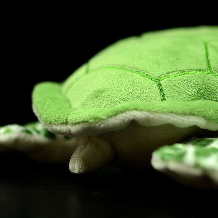 Super soft green turtle plush toy simulation turtle doll cute turtle doll model gift