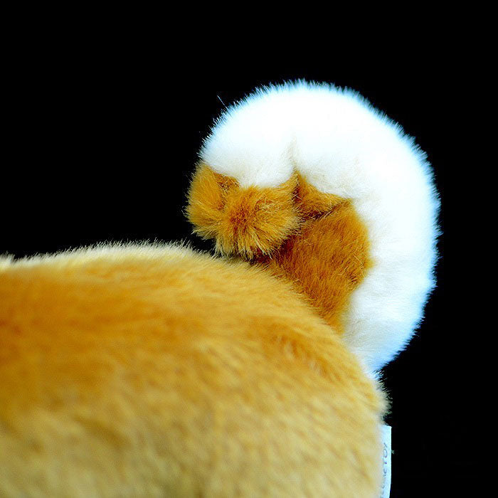 Cute dog doll simulation Japanese Chaigou doll standing dog plush toy simulation animal 28cm