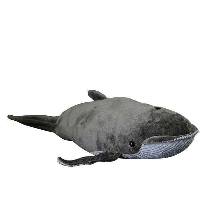 Super soft baleen whale doll simulation blue whale doll baleen whale Plush Toy Plush simulation marine animal 40cm