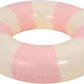 LULEZON Classic Striped Swim Ring Pool Floats Rings Inflatable Tube Toy