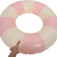 LULEZON Classic Striped Swim Ring Pool Floats Rings Inflatable Tube Toy