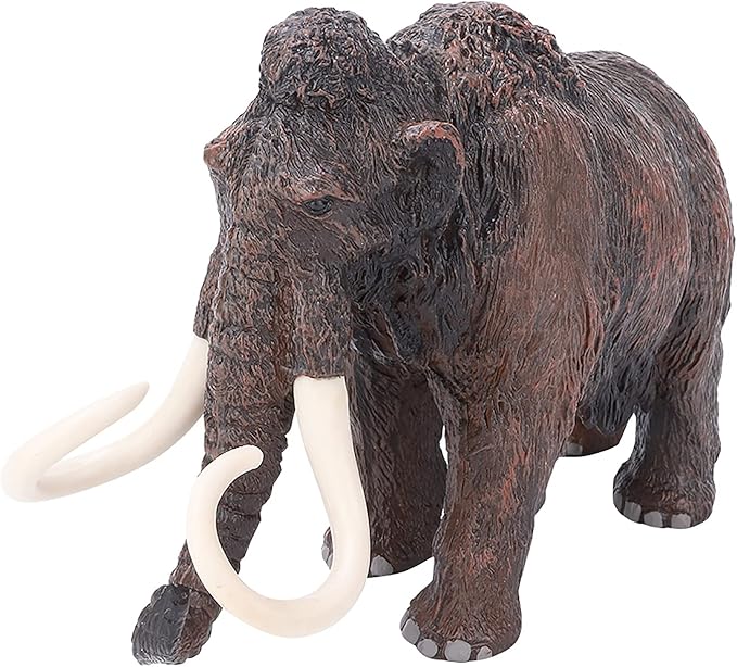 LULEZON Simulated  Asian Elephant Toy Figurine  Realistic African Jungle Animals Model