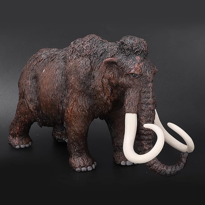 LULEZON Simulated  Asian Elephant Toy Figurine  Realistic African Jungle Animals Model