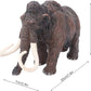 LULEZON Simulated  Asian Elephant Toy Figurine  Realistic African Jungle Animals Model