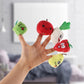 LULEZON 10 PCS Finger puppets Finger Toys Cute Fruit Finger Puppets Fun Toy for Kids
