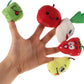 LULEZON 10 PCS Finger puppets Finger Toys Cute Fruit Finger Puppets Fun Toy for Kids