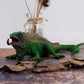 LULEZON Realistic Green Wild Animal Model Lizard Molded toy Figures