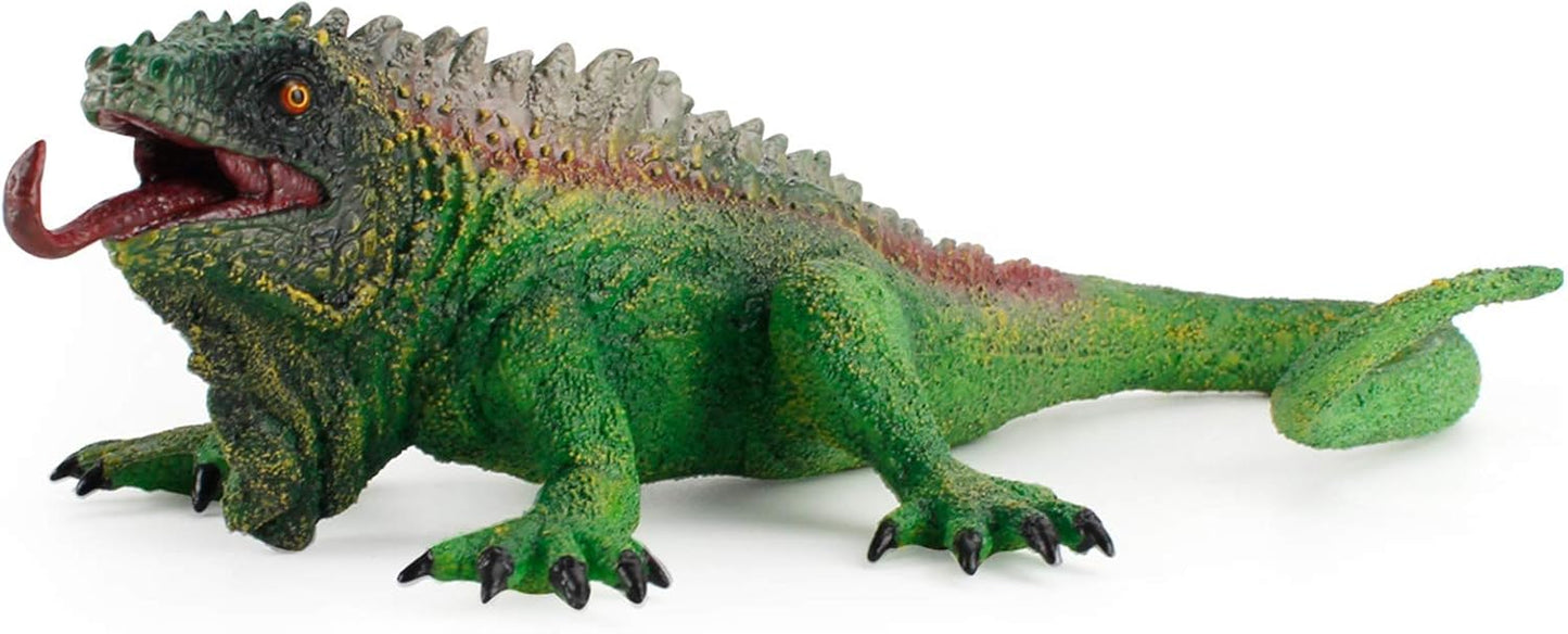 LULEZON Realistic Green Wild Animal Model Lizard Molded toy Figures