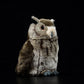 Simulated Tibetan carved owl doll cute owl doll simulated animal model plush toy gift