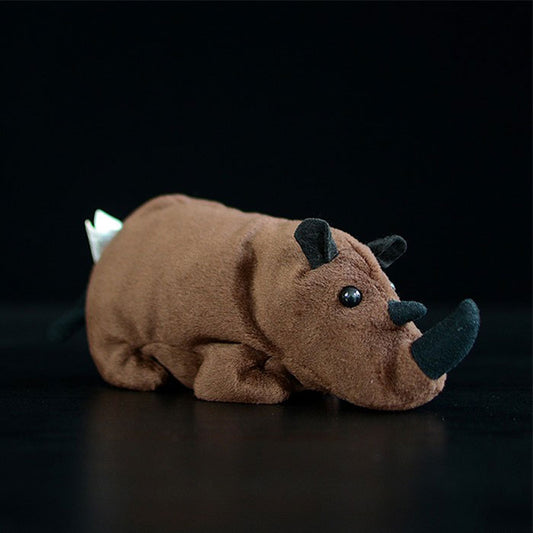 Tail list exported to the United States sandbags small rhinoceros doll simulation animal plush toys