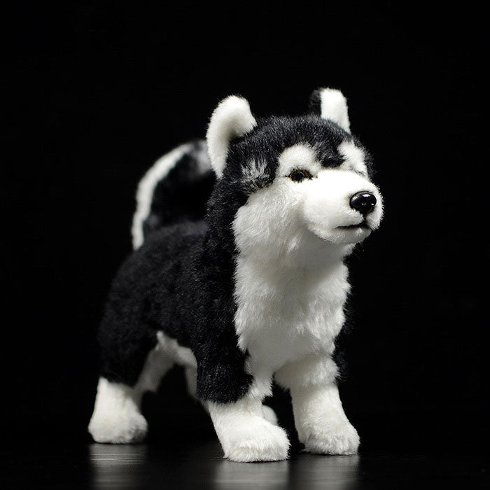 Simulation dog doll Yuanyang Husky doll simulation animal Alaska dog plush toy model