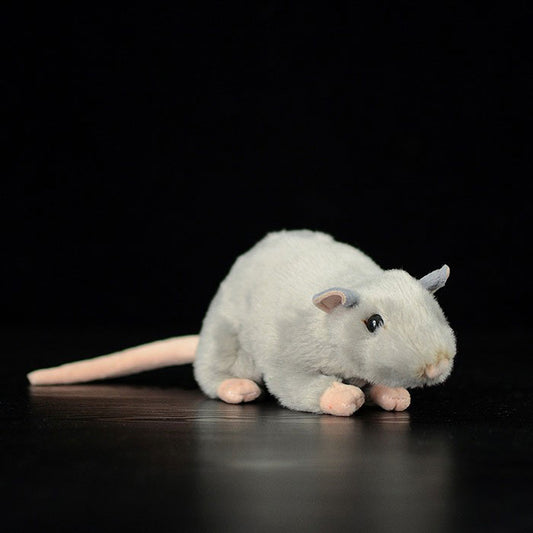 Super soft gray mouse mouse plush toy mouse doll simulation animal plush toy 17CM
