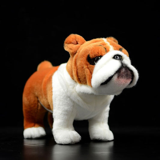 Simulated dog doll British Bulldog doll simulated animal tiger dog plush toy model