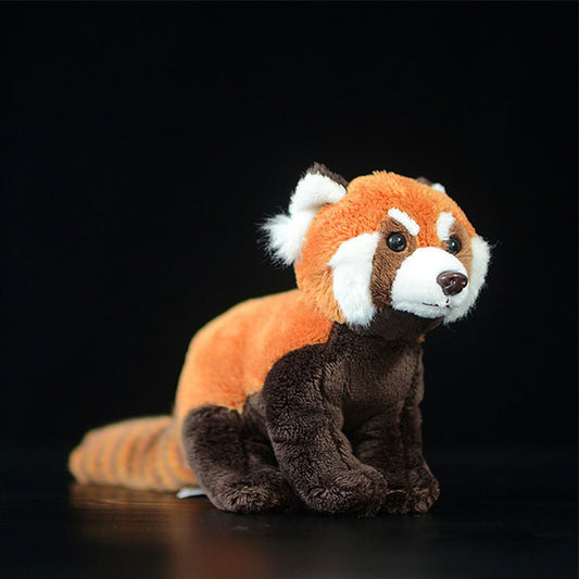 Foreign trade export to Italy super soft red panda doll simulation animal plush toy