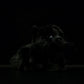 Super pure black cat plush toy doll cute little cat doll simulation cat plush toy