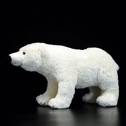 Simulated standing big polar bears plush toy white doll lovely doll animal model gift