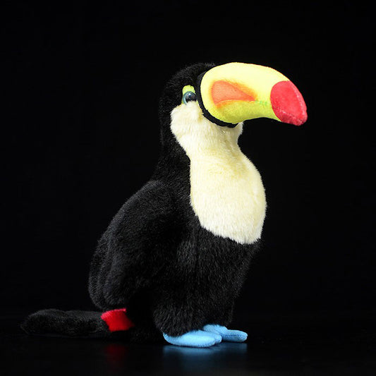 Cute toucan doll simulation Toucan simulation animal plush toy 24CM
