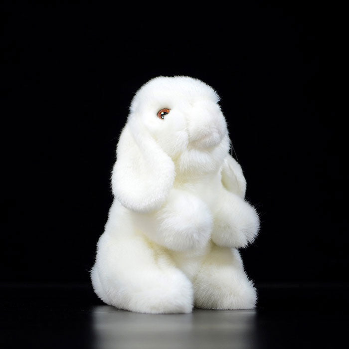 Cute posture drooping ear rabbit doll white rabbit doll simulation animal plush model toy gift