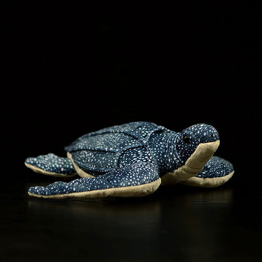 Super soft leatherback turtle plush toy simulation seven leatherback turtle doll lovely swallow turtle doll model gift
